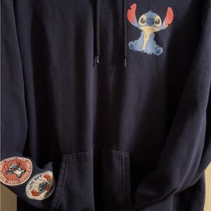 Disney Black Stitch Hoodie